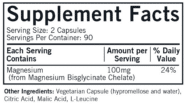 Magnesium Glycinate Buffered Chelate - 180 capsules - Image 2